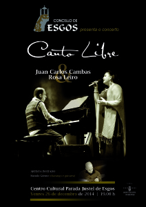 Cartel Canto Libre - Esgos 26.12.2014